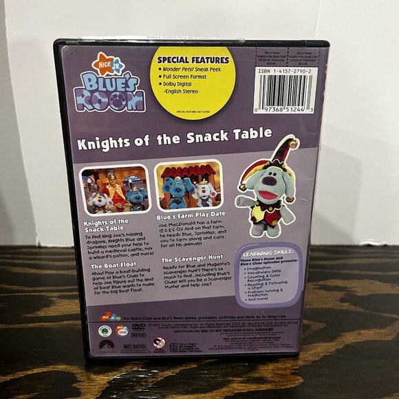 Blues Room - Knights of the Snack Table DVD 2007 Nick Jr. Sprinkles Magenta OOP! - Picture 2 of 3